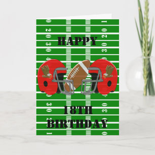 American Football Personlig 18:e födelsedagen Kort