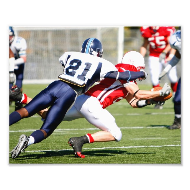 American Football Photo Print Fototryck (Framsidan)