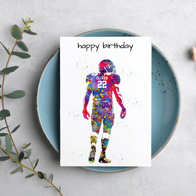 American Football Player  Kort (Skapare uppladdad)