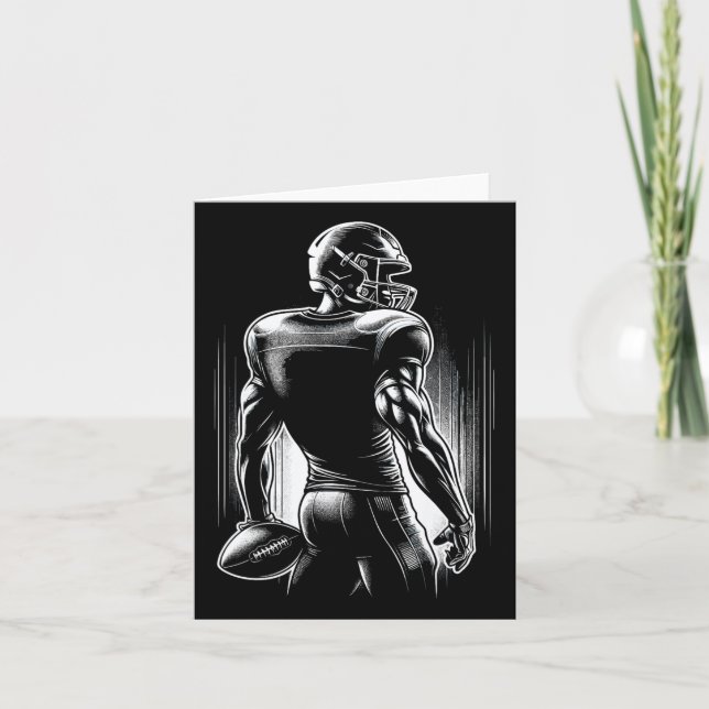 American Football Player Kort (Framsida)