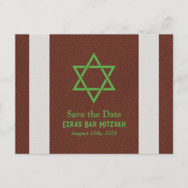 American Football Pub Mitzvah Spara datumet Vykort