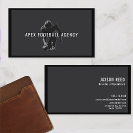 American Football Sports Management-modern Visitkort