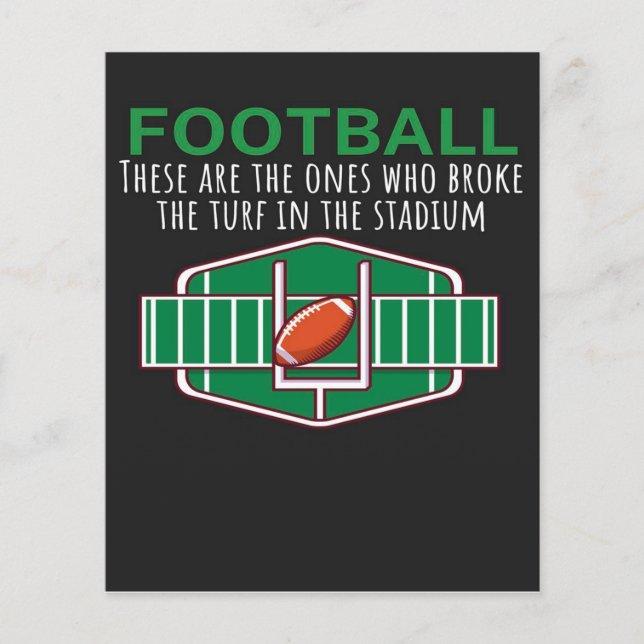 American Football Stadium Flygblad (Framsidan)