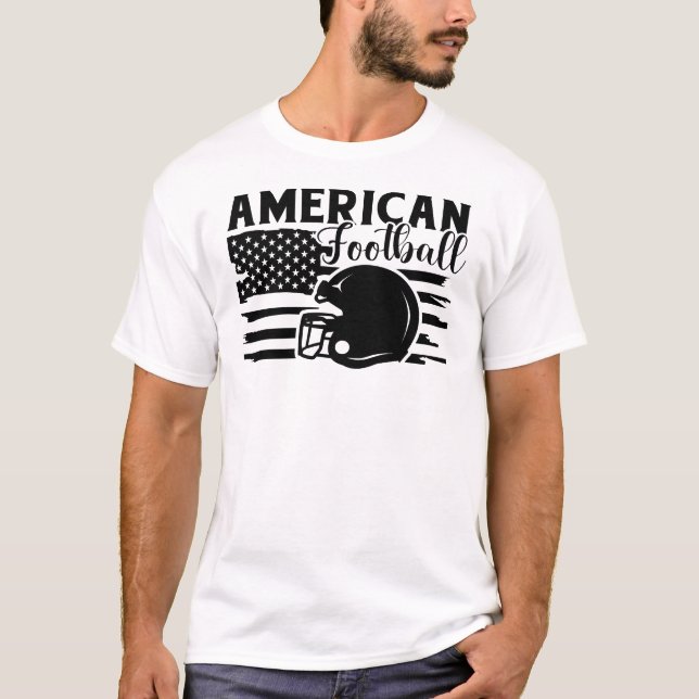 American football t shirt (Framsida)