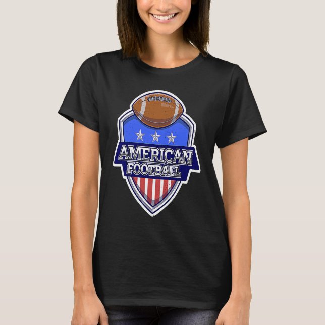 American Football Team Sport Game Professional Pla T Shirt (Framsida)