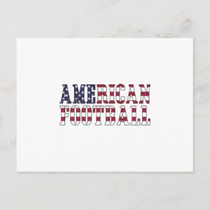American Football Team Sports USA Game Funny Gift Vykort
