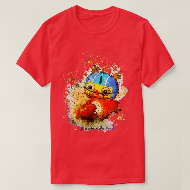 American Footbowl T Shirt (Design framsida)