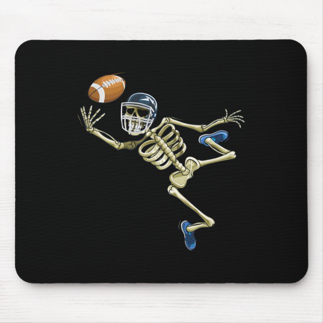 American Footll Skeleton Halloween Manar Boys Foot Musmatta (Framsidan)
