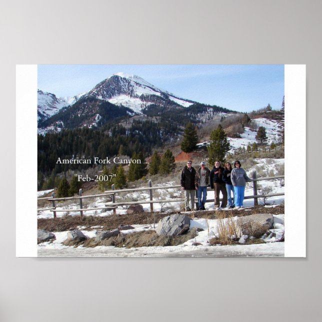 American Fork Canyon Poster (Framsidan)