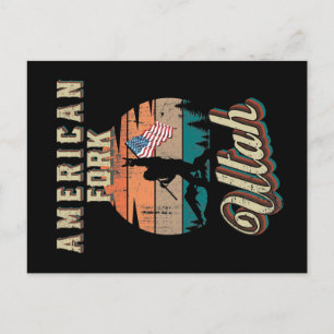 American Fork Utah Vykort