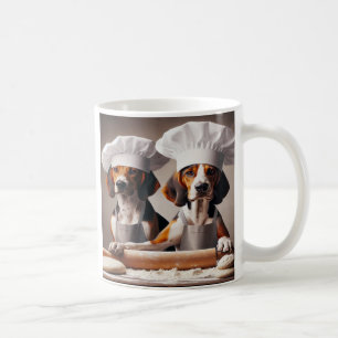 American Foxhound Bakers Skapar Dough Brown White Kaffemugg