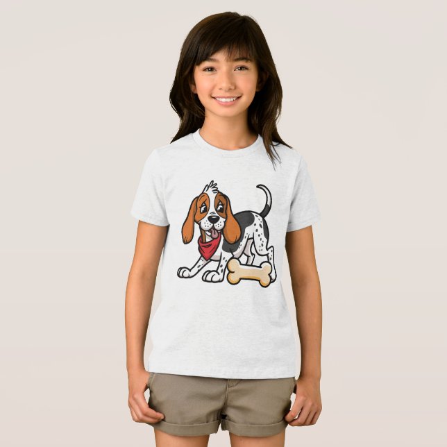 American Foxhound - Bone on the Mind T Shirt (Framsida Full)