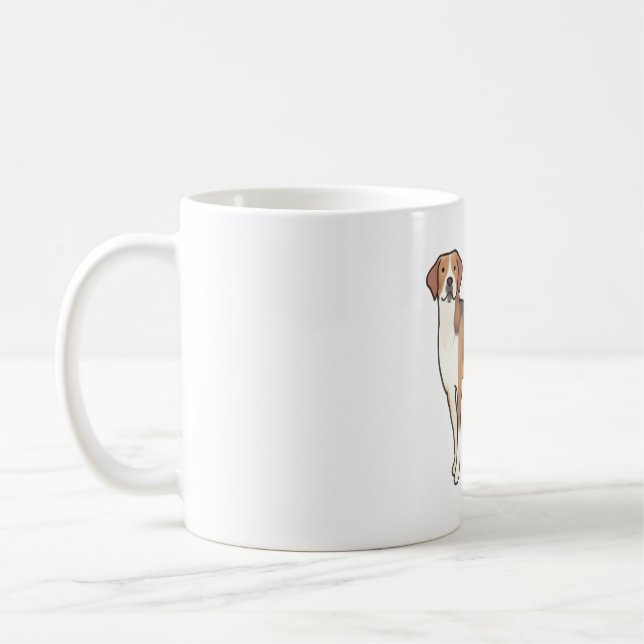 American foxhound hund Magic Kaffemugg (Vänster)