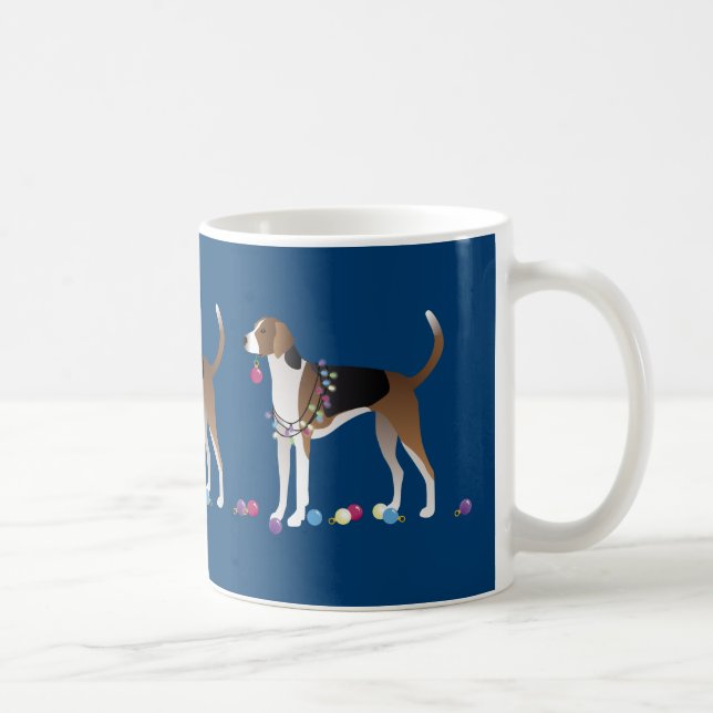 American Foxhound-juldesign Kaffemugg (Höger)