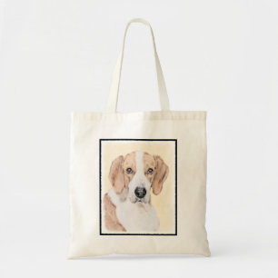 American Foxhound-målning - Cute Original Hund Ar Tygkasse