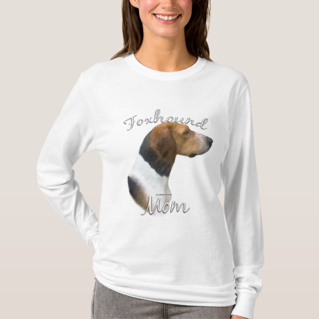 American Foxhound Mamma 2 T Shirt (Framsida)