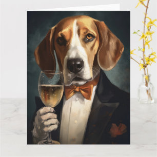 American Foxhound Nyår Kort