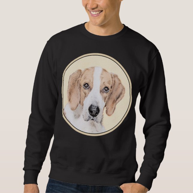 American Foxhound Painting - Cute Original Hund Ar Lång Ärmad Tröja (Framsida)