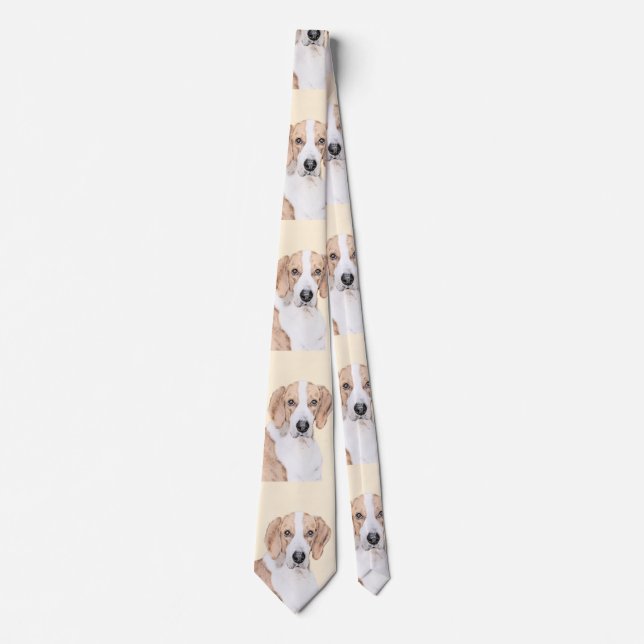 American Foxhound Painting - Cute Original Hund Ar Slips (Framsida)