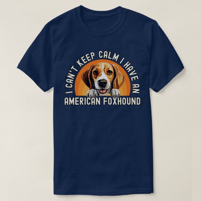 American Foxhound T Shirt (Design framsida)