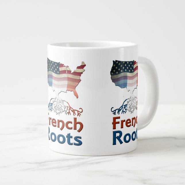 American Fransk Roots Jumbo Mugg (Framsida höger)