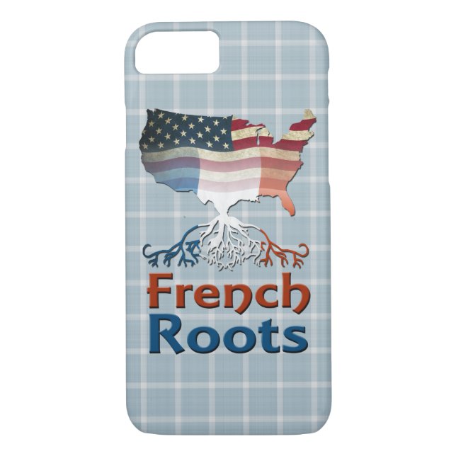 American Fransk Roots Moblie Phone Case Case-Mate iPhone Skal (Baksida)