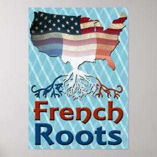 American Fransk Roots Poster