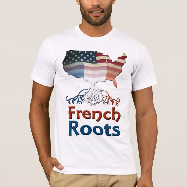 American Fransk Roots T-shirt (Framsida)