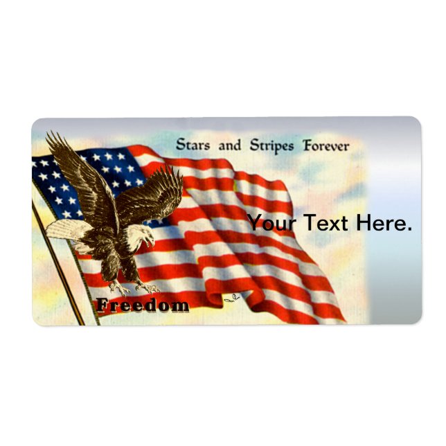 American Freedom Eagle 4 juli 1776 Fraktsedel (Framsidan)