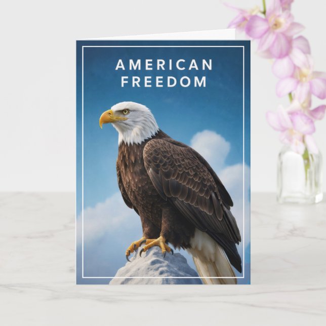 American Freedom Eagle Kort (Orkide)