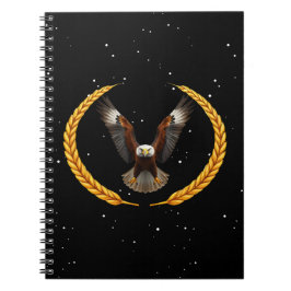 American Freedom Scene | Patriotic Eagle Anteckningsbok