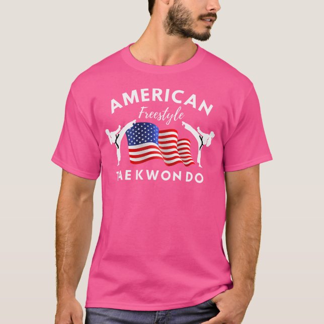 American FreeTaekwondo T Shirt (Framsida)