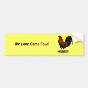 American Game BB Black Red Tupp Bildekal