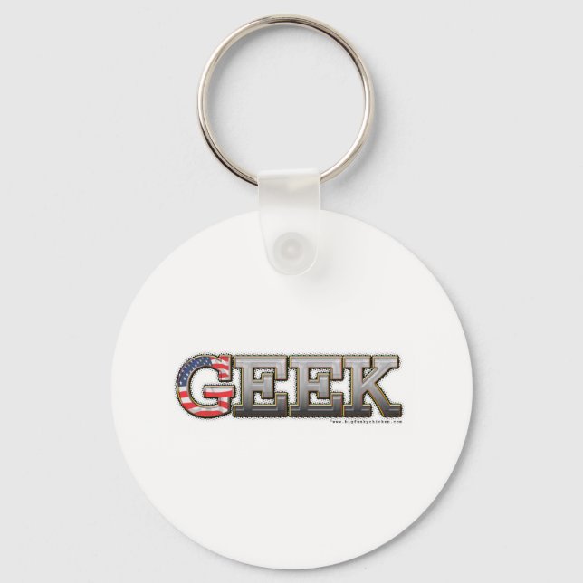 American Geek Nyckelring (Framsida)
