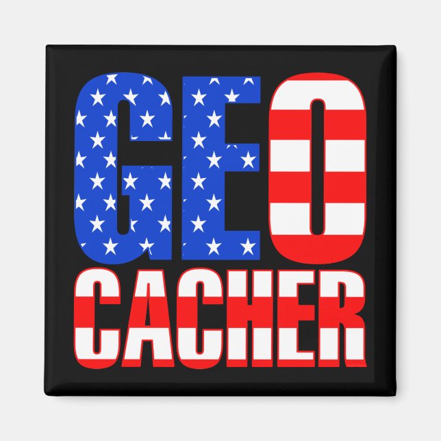American Geocacher Magnet (Framsidan)