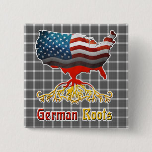 American German Roots Button Knapp
