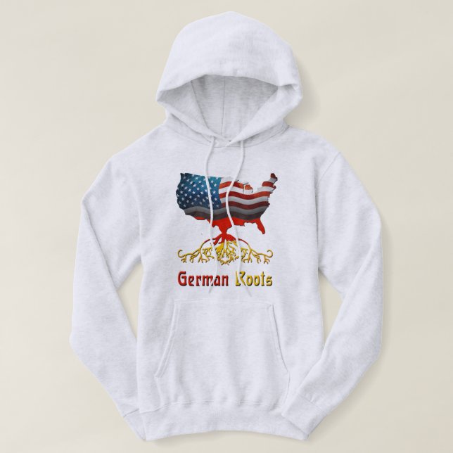American German Roots Hoodie (Design framsida)