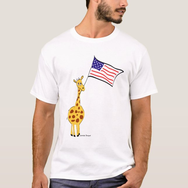 American Giraffe T-shirt (Framsida)