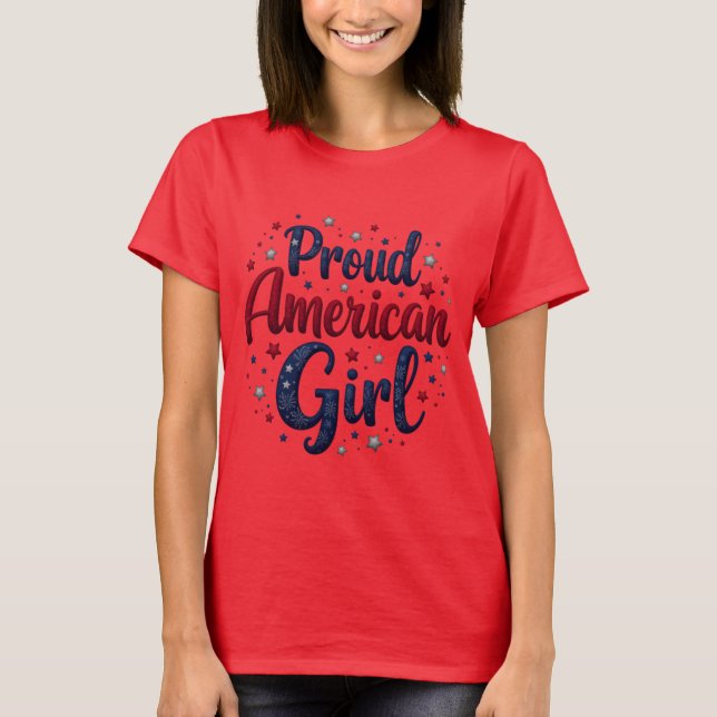 American Girl Power T-Shirt (Framsida)