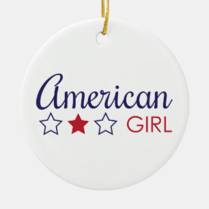 American Girl Stars Julgransprydnad Keramik