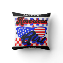 American Girl. Stars och stripes. Solglasögon. Red