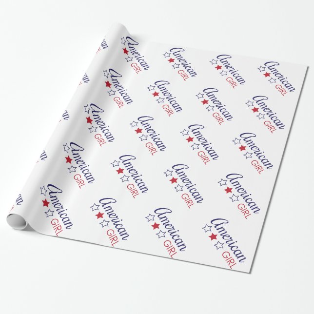American Girl Stars Presentpapper (Utrullad)