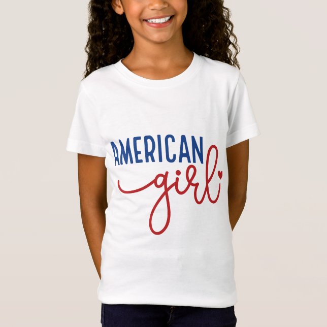American Girl T Shirt (Framsida)