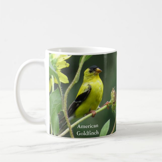 American Goldfinch Mugg efter BirdingCollectibles (Vänster)