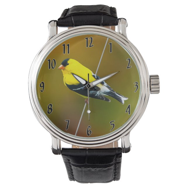 American Goldfinch - originalfoto Armbandsur (Framsida)
