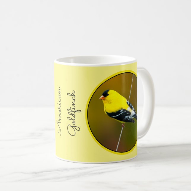 American Goldfinch - originalfoto Kaffemugg (Framsida höger)