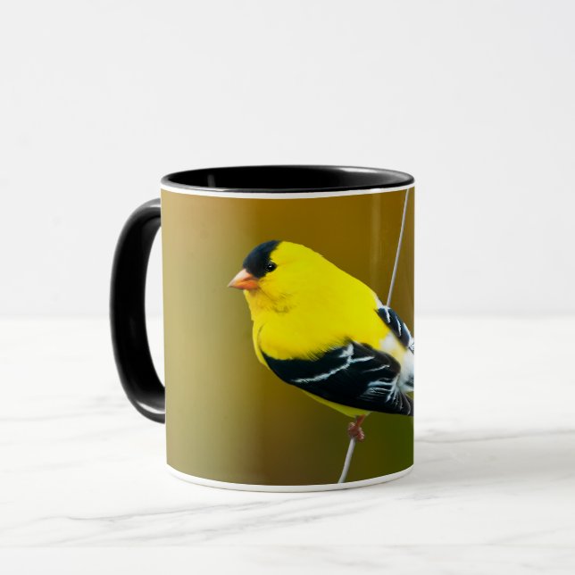 American Goldfinch - originalfoto Mugg (Framsida vänster)