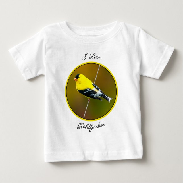 American Goldfinch - originalfoto T Shirt (Framsida)