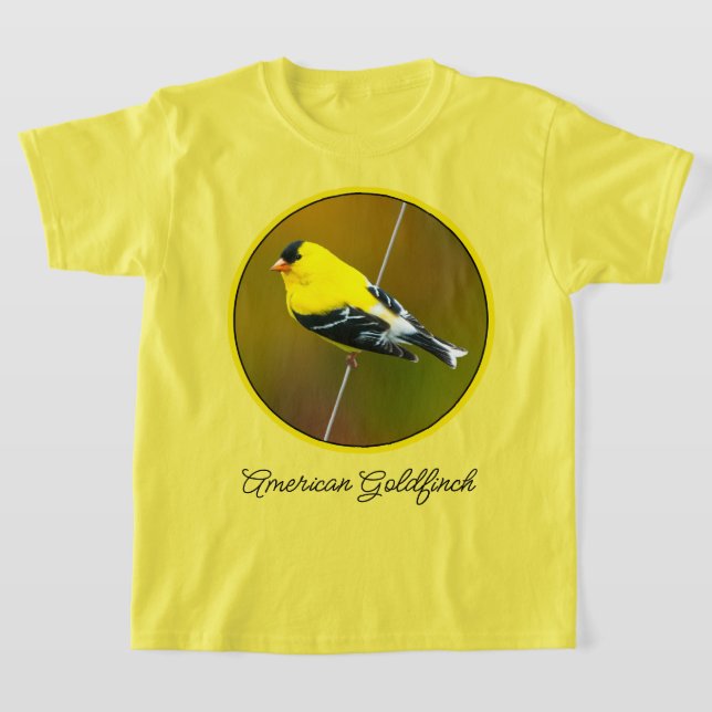 American Goldfinch - originalfoto T Shirt (Laydown)