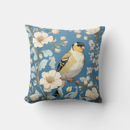 American Goldfinch William Morris Inspired Kudde